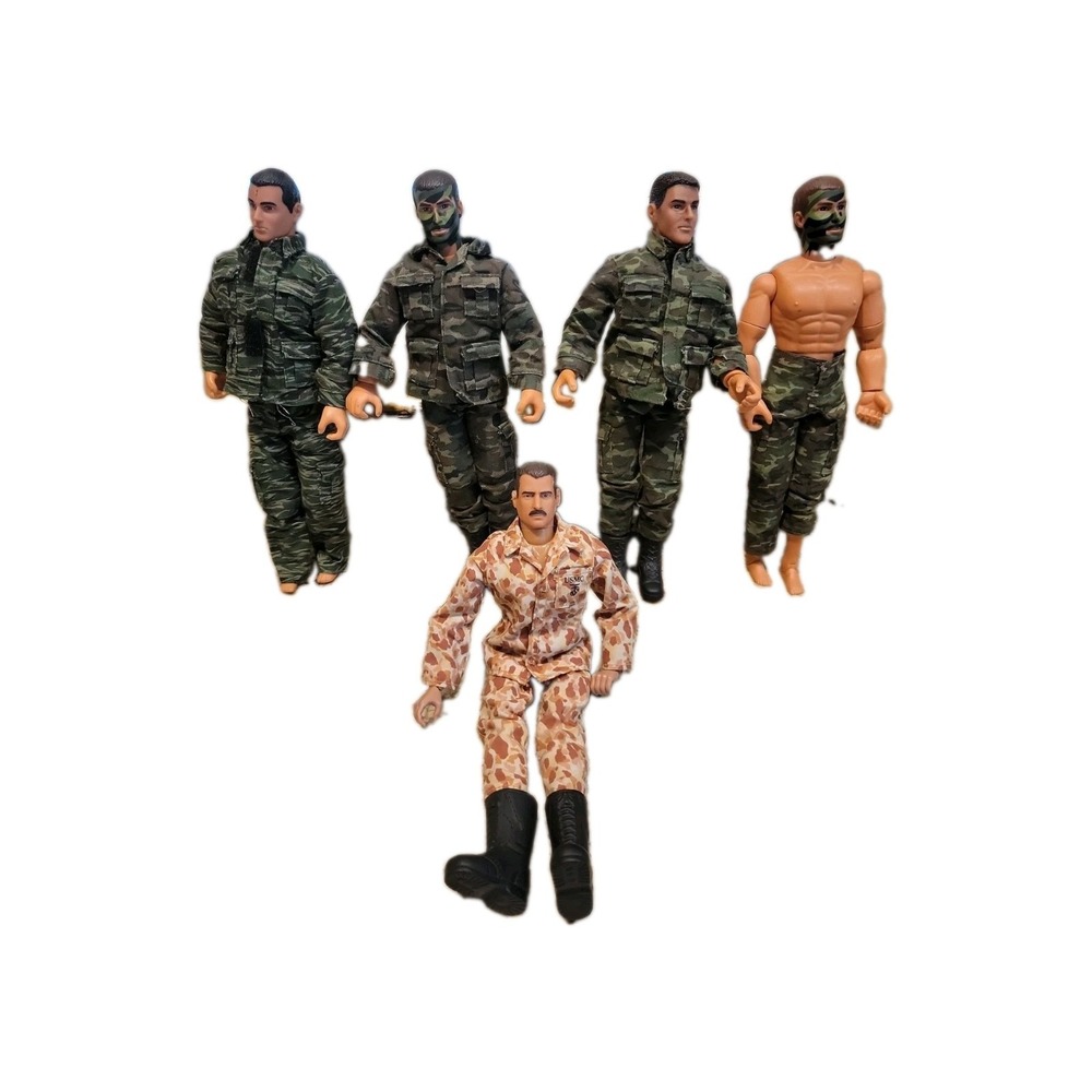M&C Toy 90's Military Action Figures lot of 5